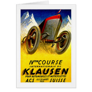 Course de Klausen ~ Annonce automobile Vintage