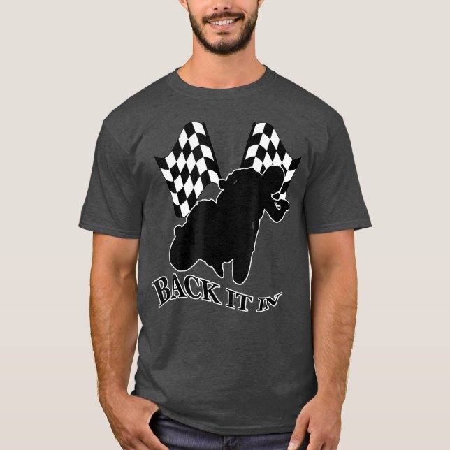 Course de moto Les T-shirts de piste plat (Devant)