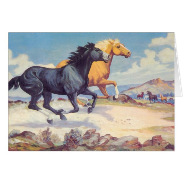 Course des étalons (Devant horizontal)