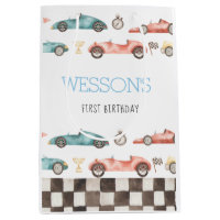 Course Voiture Anniversaire fête de faveur sacs