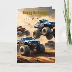 Courses de Monster Trucks dans le désert, carte d'