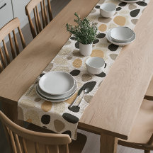 Chemin de galets Runner de table scandinave