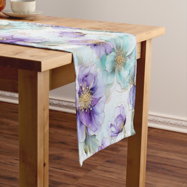 Court Chemin de table à motif floral (In Situ)