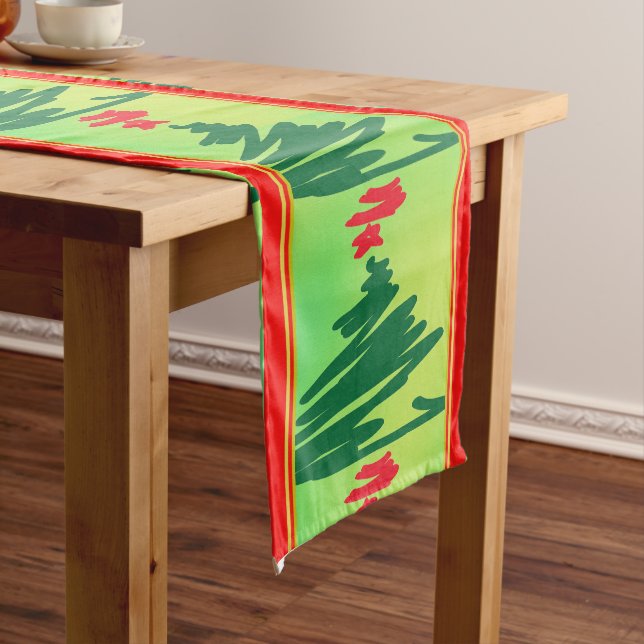 Court Chemin de table arbre de Noël (In Situ)