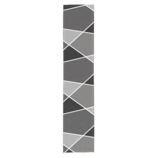 Court Chemin de table de la collection de couleurs Black