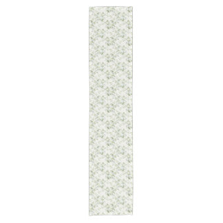 Court Chemin de table en chintz vert sauge, Flo de jardi