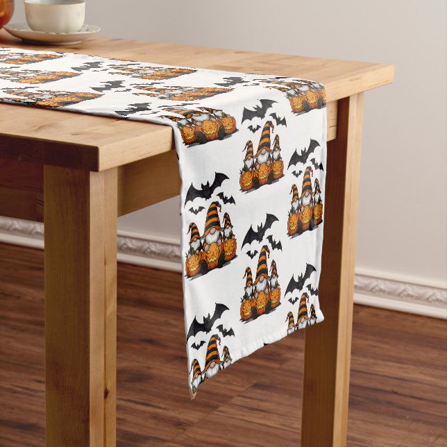 Court Chemin de table Gnome Halloween (In Situ)