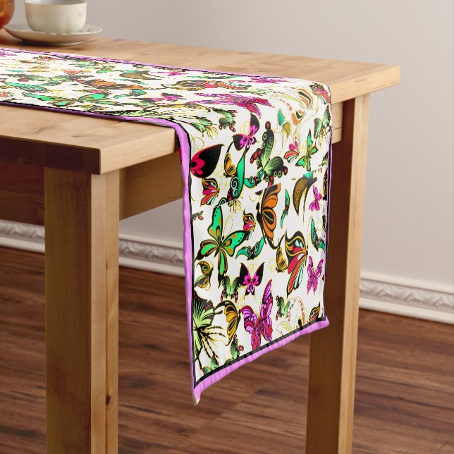 Court Chemin de table papillons moyen (In Situ)
