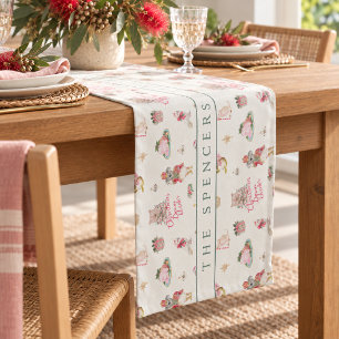 Court Chemin de table personnalisé pour Noël en Australi