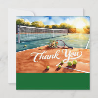 Court de tennis avec court de Merci sur le court