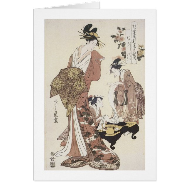 Courtesan Nakagawa, Eishi, 1795 (Devant)