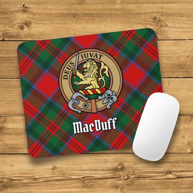 Couse MacDuff Crête sur Tapis de Souris Tartan (Créateur téléchargé)