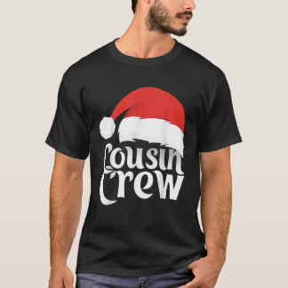 Cousin Crew Père Noël Tshirt Noël Famille Pyjama T