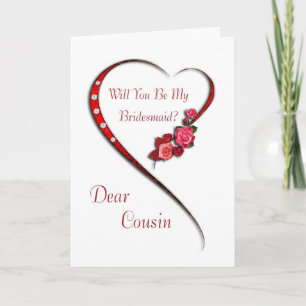 Cousin, Cur en ébullition Bridesmaid invitation