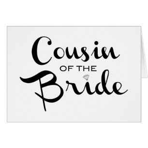Cousin de noir de jeune mariée sur le blanc