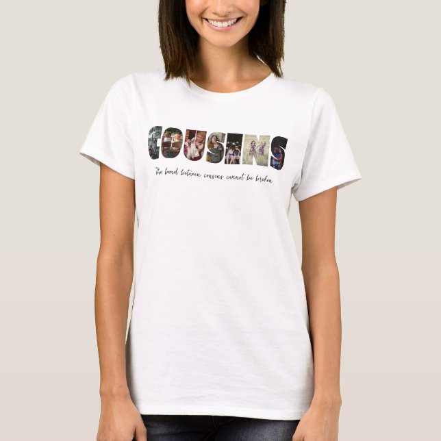 Cousins Photo Collage T-shirt femme (Devant)