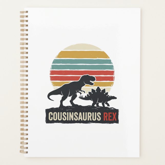 Cousinsaurus Rex Drôle Dinosaure Vintage Chemise D (Devant)