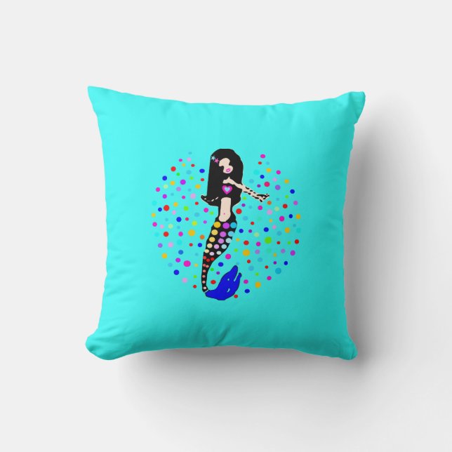 Coussin ・ °ღOreiller doux petit sirèneღ°・ (Recto)