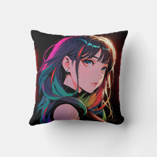 Coussin 煌霞の少女【Radiant Haze Girl】