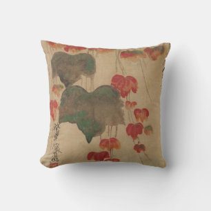 Coussin 秋 蔦, 乾 山 automne Ivy, Kenzan, Japon Art