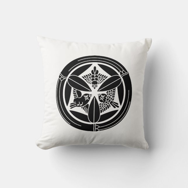 COUSSIN 竹の丸に三羽雀 (Recto)
