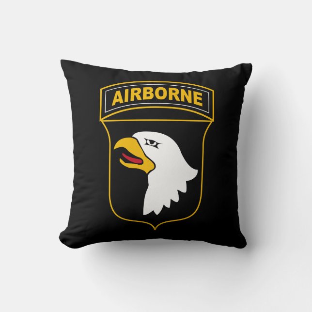 Coussin 101e division aéroportée Vétéran militaire (Recto)