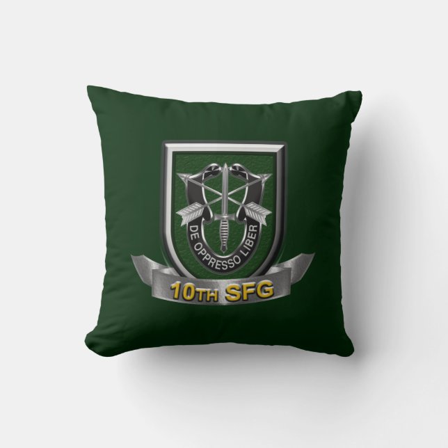 Coussin 10e Groupe des forces spéciales (Recto)