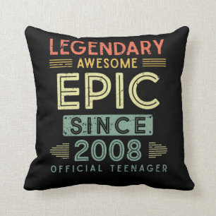 Coussin 13e anniversaire Légende 2008 Adolescent officiel