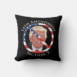 Coussin 14e amendement anti-Trump