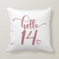 14e anniversaire Femmes Bonjour 14 mignonne 14 ans