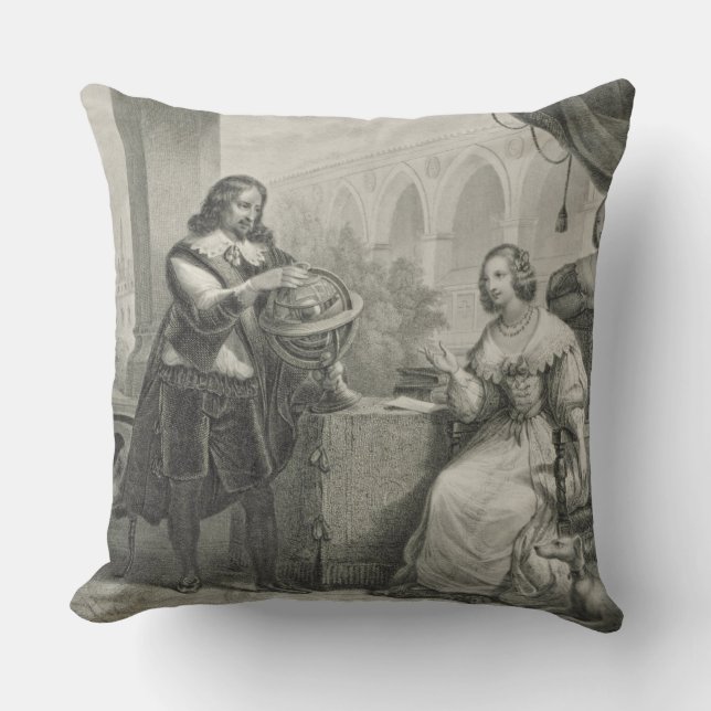 Coussin 1626-89) reines de Christina (de la Suède, d'une (Recto)