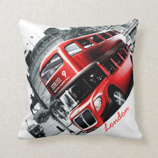 Coussin 16" de GRIG-STYLE Londres BusThrow x 16"