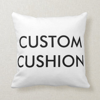 Coussin 16" personnalisable fait sur commande poly modèle
