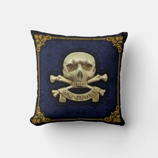 Coussin 17th Lancers Throw Pillow (Recto)