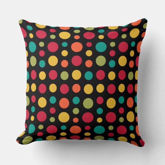 Coussin 180115 - Couleurs 02 - sur Noir (Recto)