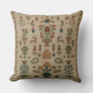 Coussin 1825 Reproduction de l'échantillonneur britannique