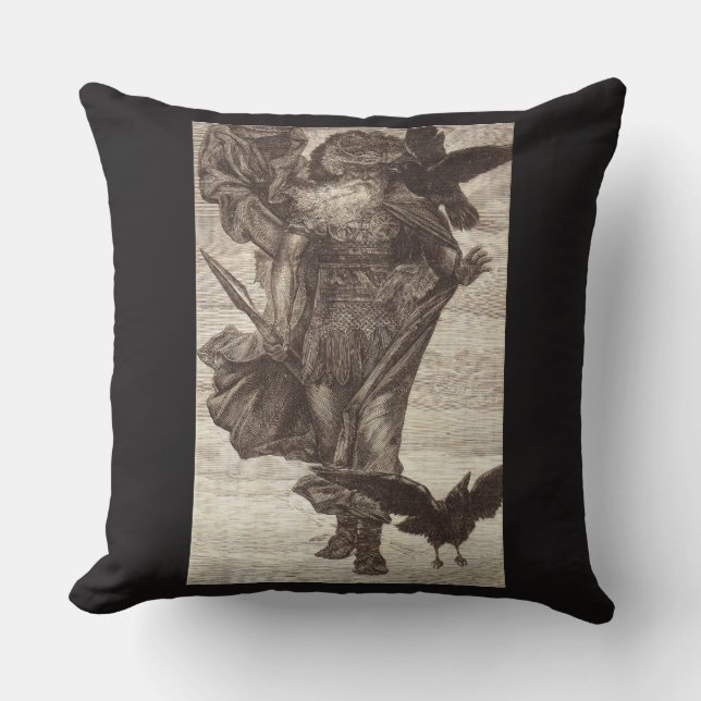 Coussin 1871 Odin, Dieu nordique de la sagesse (Recto)
