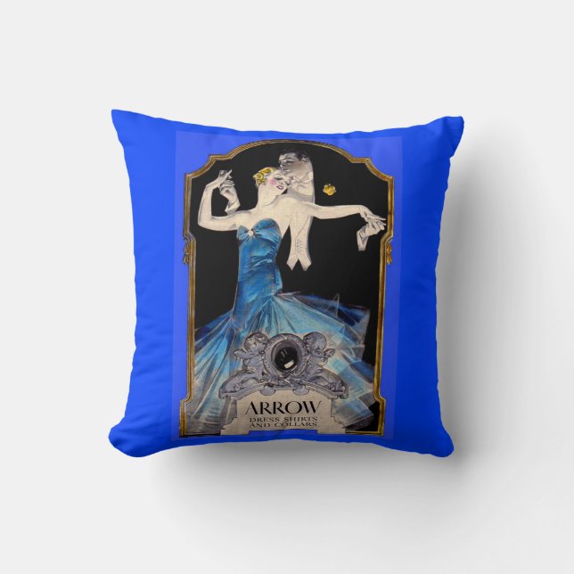 Coussin 1920 s Leyrecouver Arrow n° 1 (Recto)