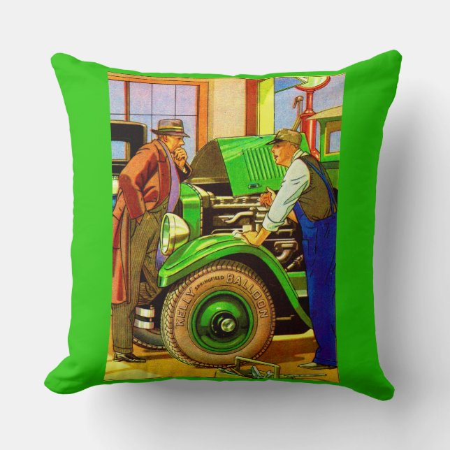 Coussin 1924 Kelly Springfield pneus gonflables et (Recto)