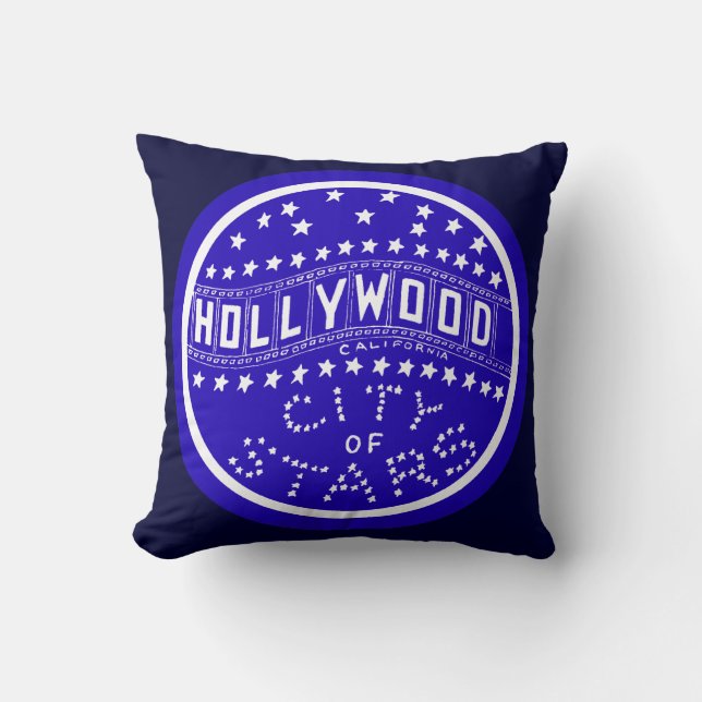 Coussin 1930 Hollywood Californie (Recto)