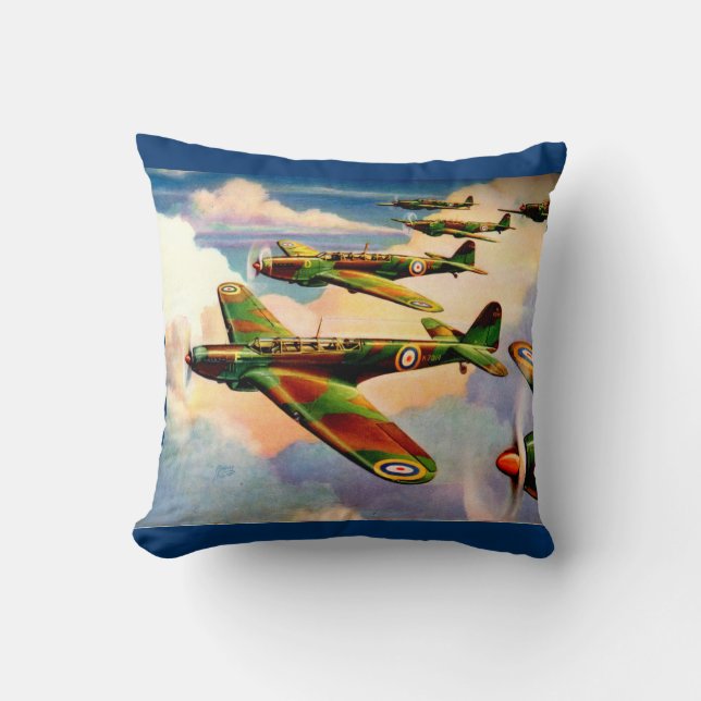 Coussin 1939 British Fairey Junior Medium Bomber (Recto)