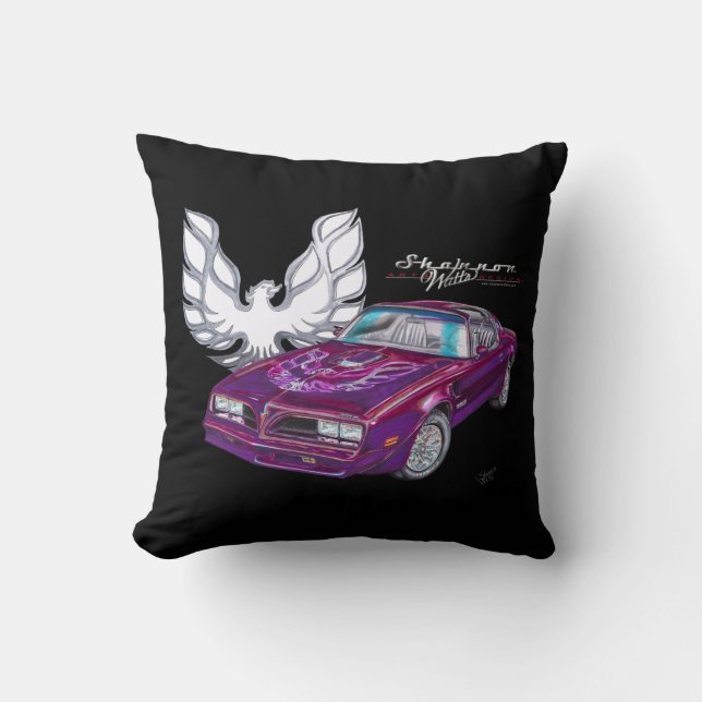 Coussin 1978 du transport AM Firebird de Pontiac (Recto)