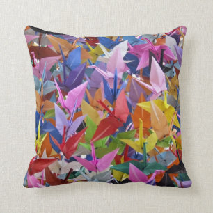 Coussin 1.000 origamis empaquettent la photo de grues
