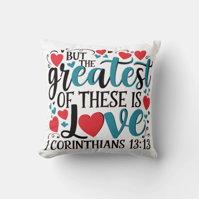 Coussin 1 Corinthiens 13 (Recto)