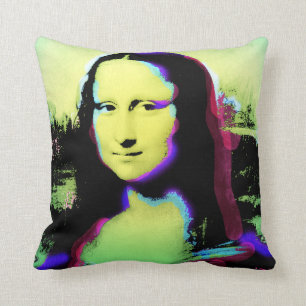 Coussin 1 d'art de Mona Lisa