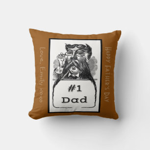Coussin #1 Dessin Vintage papa