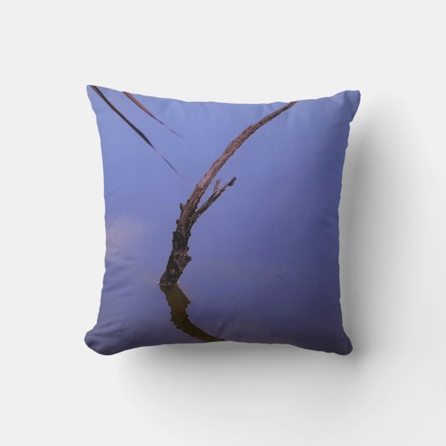 Coussin #1-Etang de Scamandre en Camargue.  (Recto)
