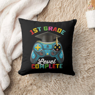 Coussin 1ère année Niveau Complet Graduation Jeu Gamer