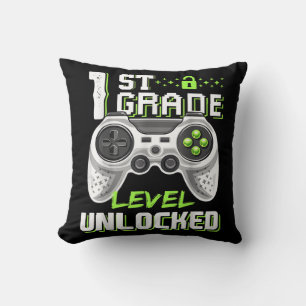 Coussin 1ère classe Jeu déverrouillé Premier jour de l'éco