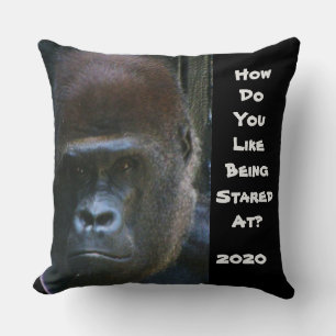 Coussin 2020 FAIRE COMME ÊTRE ENTRÉE À GORILLA lancer orei